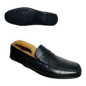 Church's Mens Black Parham Leather Penny Loafers 9760 Size 8.5 Excellent
